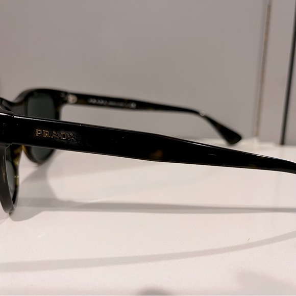 Prada Dark Brown Tortoise Shell Sunglasses-Unisex - Picture 6 of 7